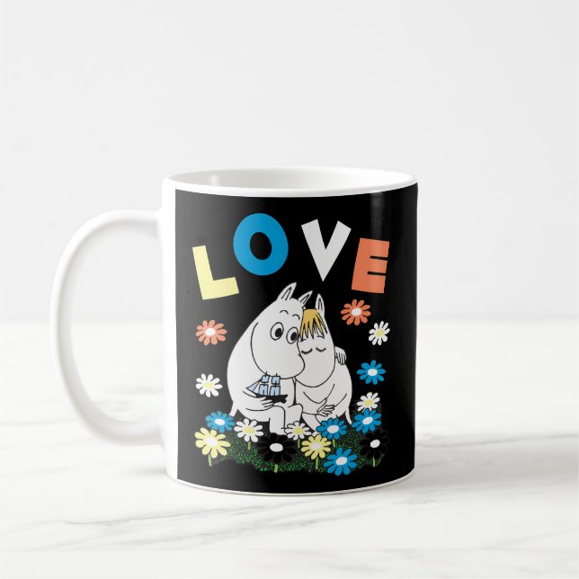 Caneca De Café As Moomins Adoram Snorkmaiden Fllowerbed (Esquerda)