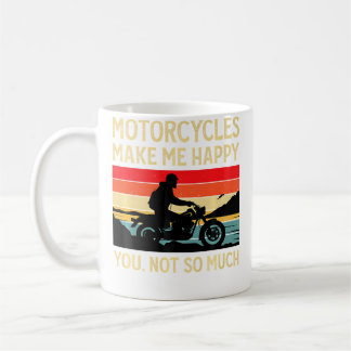Caneca De Café As Motocicletas Me Fazem Feliz Você Não Tanto Moto