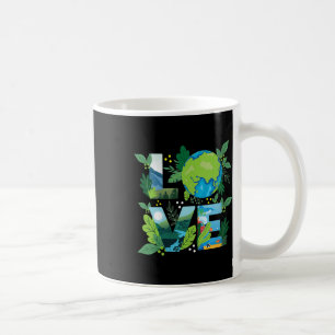 Caneca De Café As mulheres amam o mundo - proteção ambiental