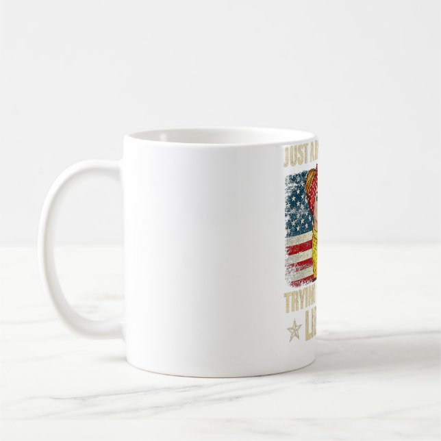 Caneca De Café As Mulheres Apenas Uma Mãe Normal Tentando Não Lev (Esquerda)