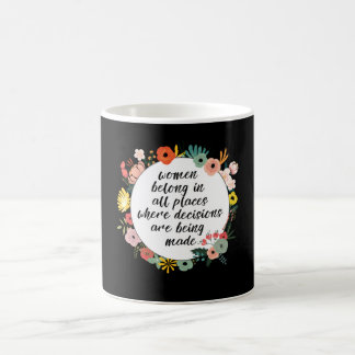 Caneca De Café As mulheres pertencem a todos os lugares