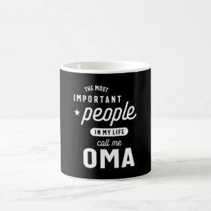 Caneca De Café As Mulheres Pessoas Na Minha Vida Me Chamam De Oma