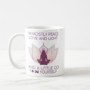 Caneca De Café As mulheres que sou a maior parte do amor pela paz