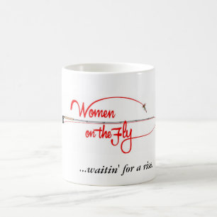 Caneca De Café As mulheres sobre - - voam… o waitin para uma