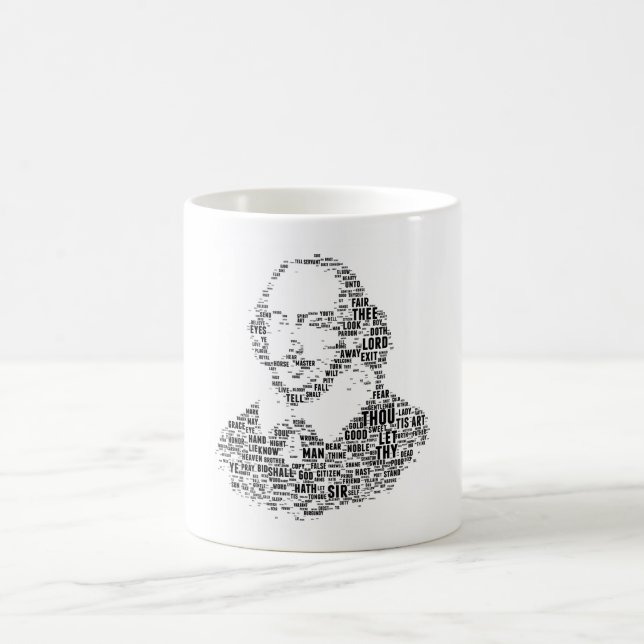 Caneca De Café As palavras de Shakespeare (Centro)