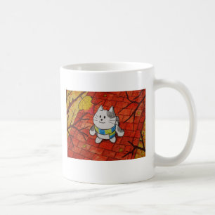 Caneca De Café As patas aqui agridem "a última folha "