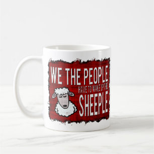 Caneca De Café As pessoas acordam Sheeple