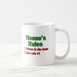 Caneca De Café As regras de Nonno (avô italiano)