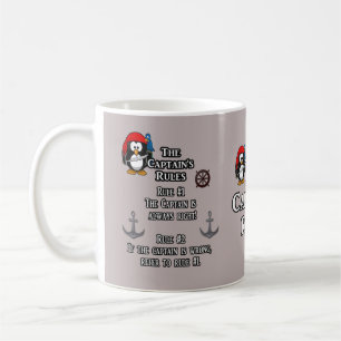 Caneca De Café As Regras do Capitão - Mug