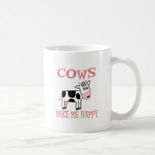 Caneca De Café As vacas fazem-me feliz