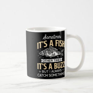 Caneca De Café Às Vezes É Um Peixe - Presente Engraçado de Piada
