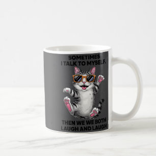 Caneca De Café Às vezes eu falo comigo mesmo e então nós dois rim