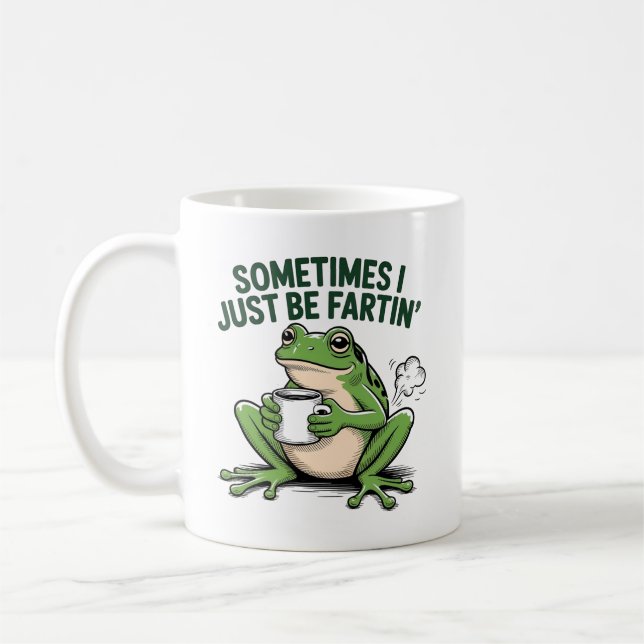 Caneca De Café Às vezes eu só estou peidando (Esquerda)
