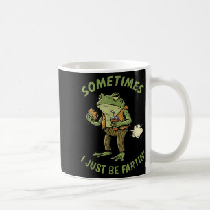 Caneca De Café Às vezes eu só estou peidando Sapo Vintage Piada d