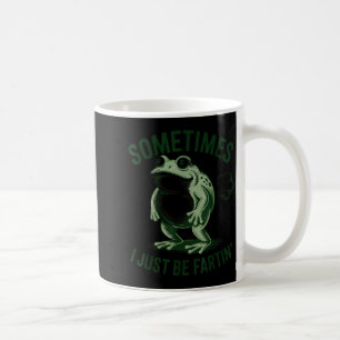 Caneca De Café Às vezes eu só estou soltando piadas de sapo engra