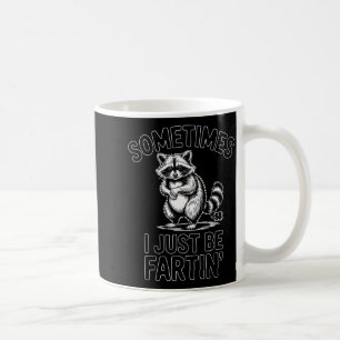 Caneca De Café Às vezes eu só solto um pum um pum de guaxinim eng