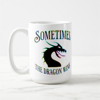 Caneca De Café Às vezes o Dragão Vence