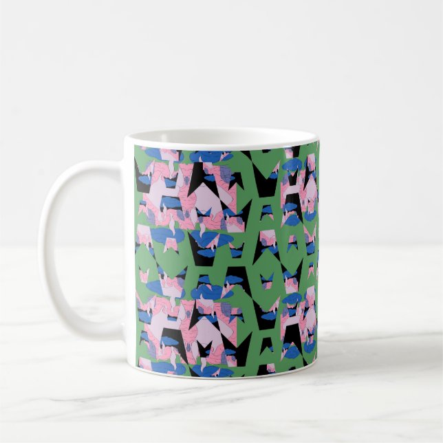 Caneca De Café Asas de Chama Celestial Contida (Esquerda)