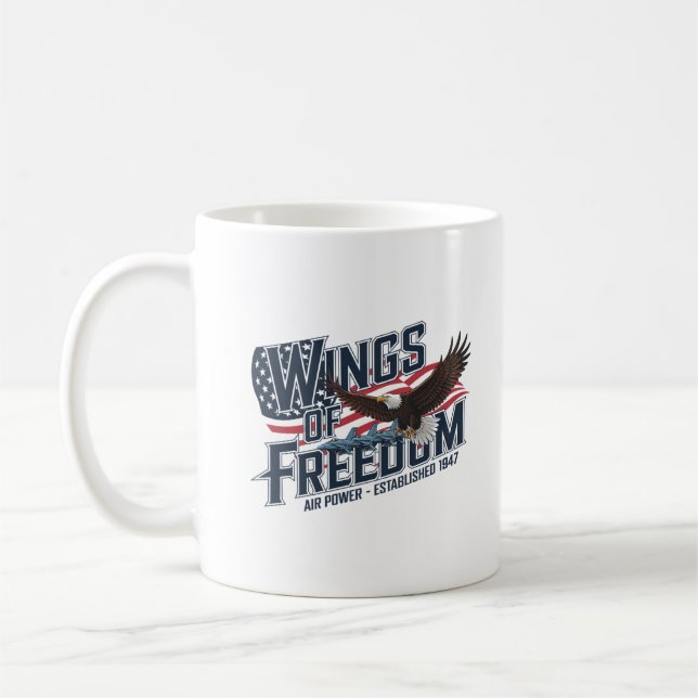 Caneca De Café Asas de liberdade (Esquerda)