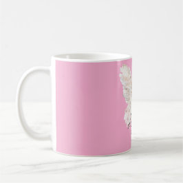 Caneca De Café Asas Láteas Rosa Escamosas