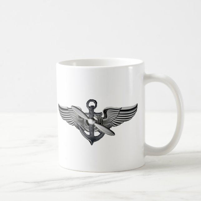 Caneca De Café asas piloto marinhas (Direita)