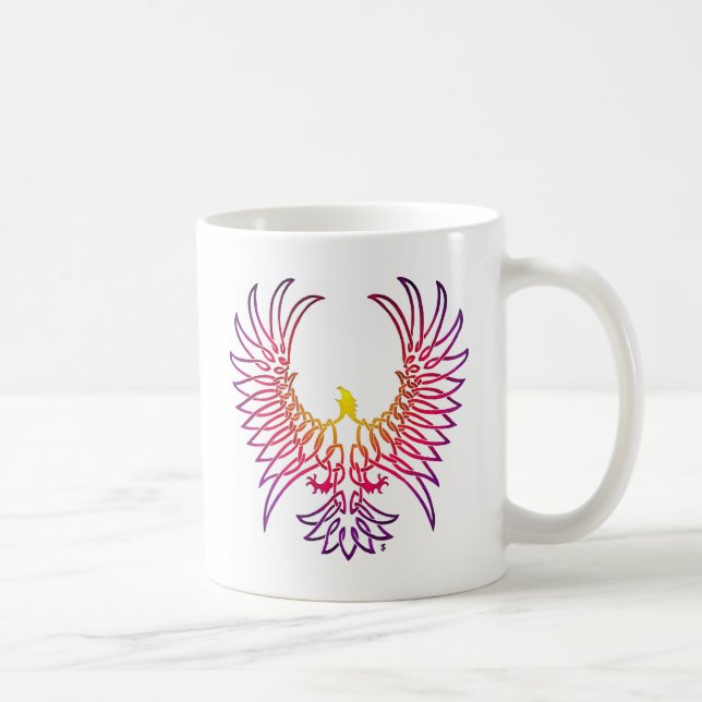 Caneca De Café ascensão da águia, sunglow (Direita)