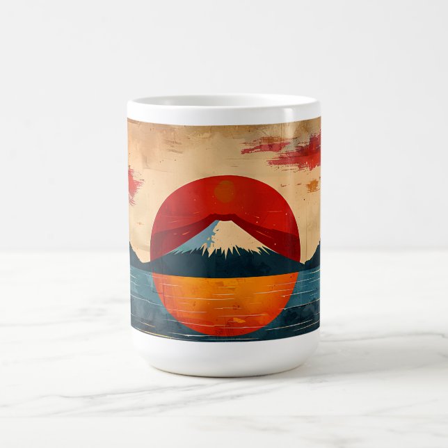 Caneca De Café Ascensão Sun - Design 2 (Centro)