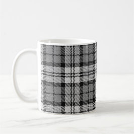 Caneca De Café Ash Cinza Blackwatch Campbell Tartan Xadrez