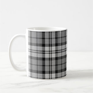 Caneca De Café Ash Cinza Blackwatch Campbell Tartan Xadrez