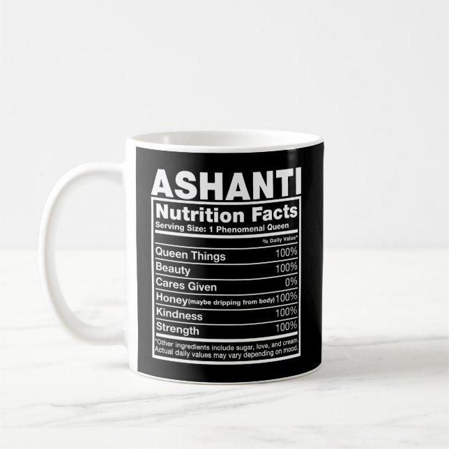 Caneca De Café Ashanti Nutrition Facts Ashanti Name (Esquerda)