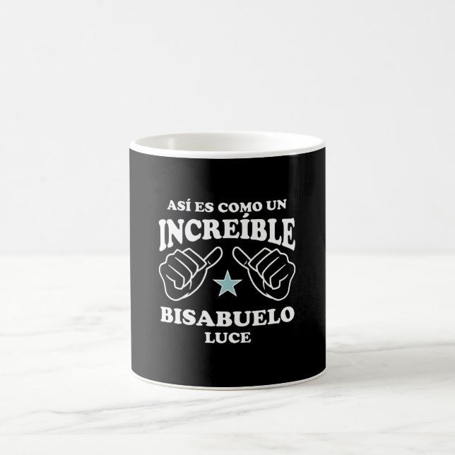 Caneca De Café Así es como un incrível Bisabuelo Luce (Centro)