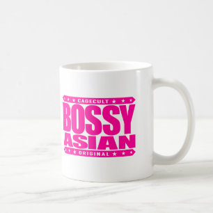 Caneca De Café ASIÁTICO BOSSY - eu sou um Micromanager de