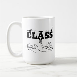 Caneca De Café ASL - Classe de 2026 - Graduação Design ASL