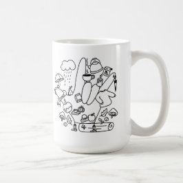 Caneca De Café ASL ILY Thanks – Autumn Vibes 