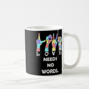 Caneca De Café Asl Love Não Precisa De Palavras