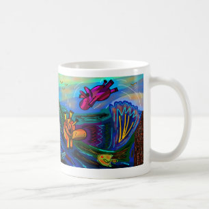 Caneca De Café asnos que nadam