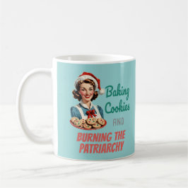 Caneca De Café Assando Biscoitos e Derrubando o Patriarcado