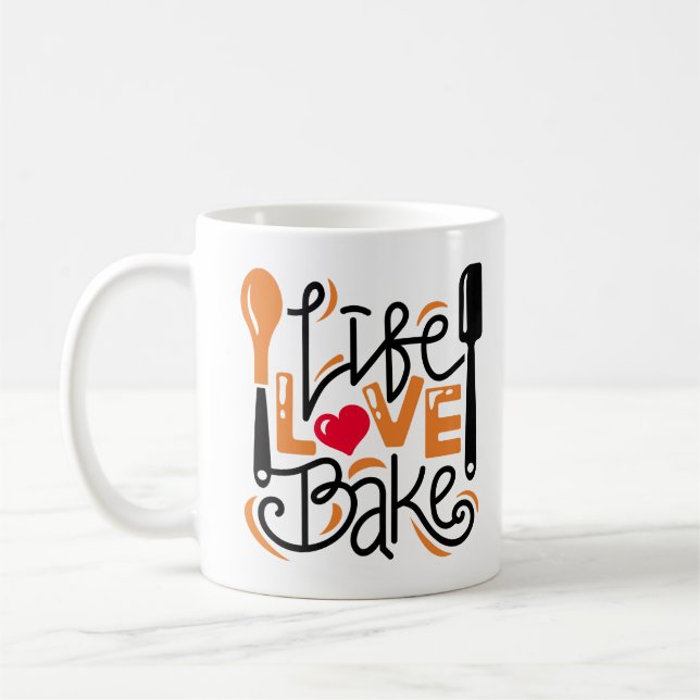 Caneca De Café assar de amor de vida (Esquerda)