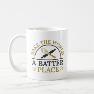 Caneca De Café Assar O Mundo Um Lugar De Bateria