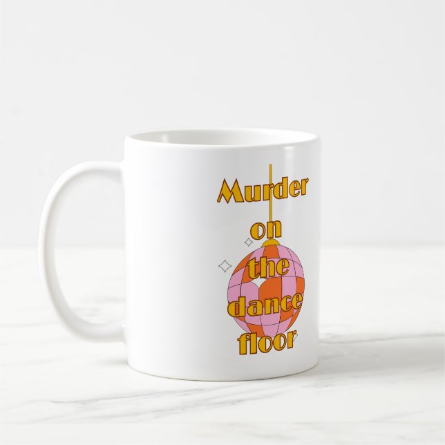 Caneca De Café Assassinato na pista de dança  (Esquerda)
