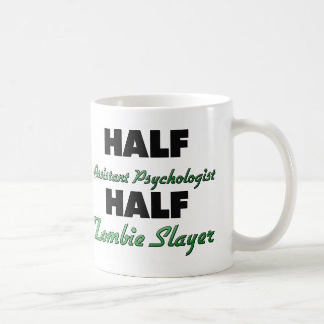 Caneca De Café Assassino do zombi do meio psicólogo assistente (Direita)