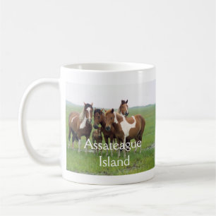 Caneca De Café Assateague Island Horses Mug