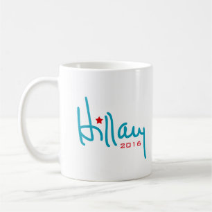 Caneca De Café Assinatura de Hillary Clinton