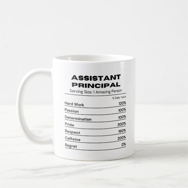 Caneca De Café Assistente de Administração Principal (Esquerda)