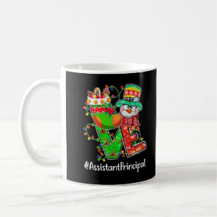 Caneca De Café Assistente de AMAM Diretor Snowman Santa Hat Chris