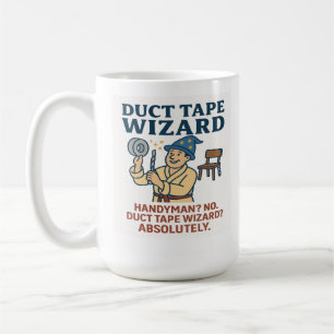 Caneca De Café Assistente de Fita Duto
