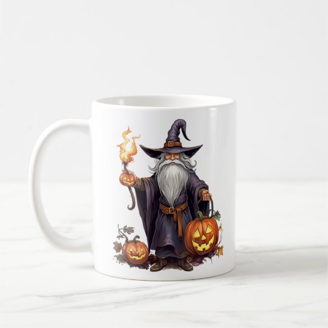 Caneca De Café Assistente de Halloween (Esquerda)