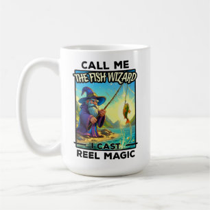 Caneca De Café Assistente de Pesca Fantasia - Reel Magic