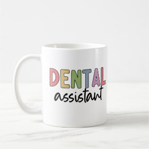 Caneca De Café Assistente dentário   Presentes para Dentista Assi