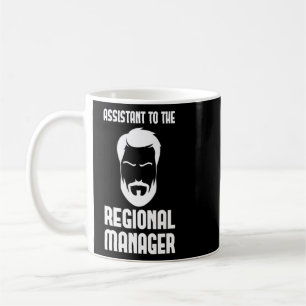 Caneca De Café Assistente Do Gestor Regional Funny Office